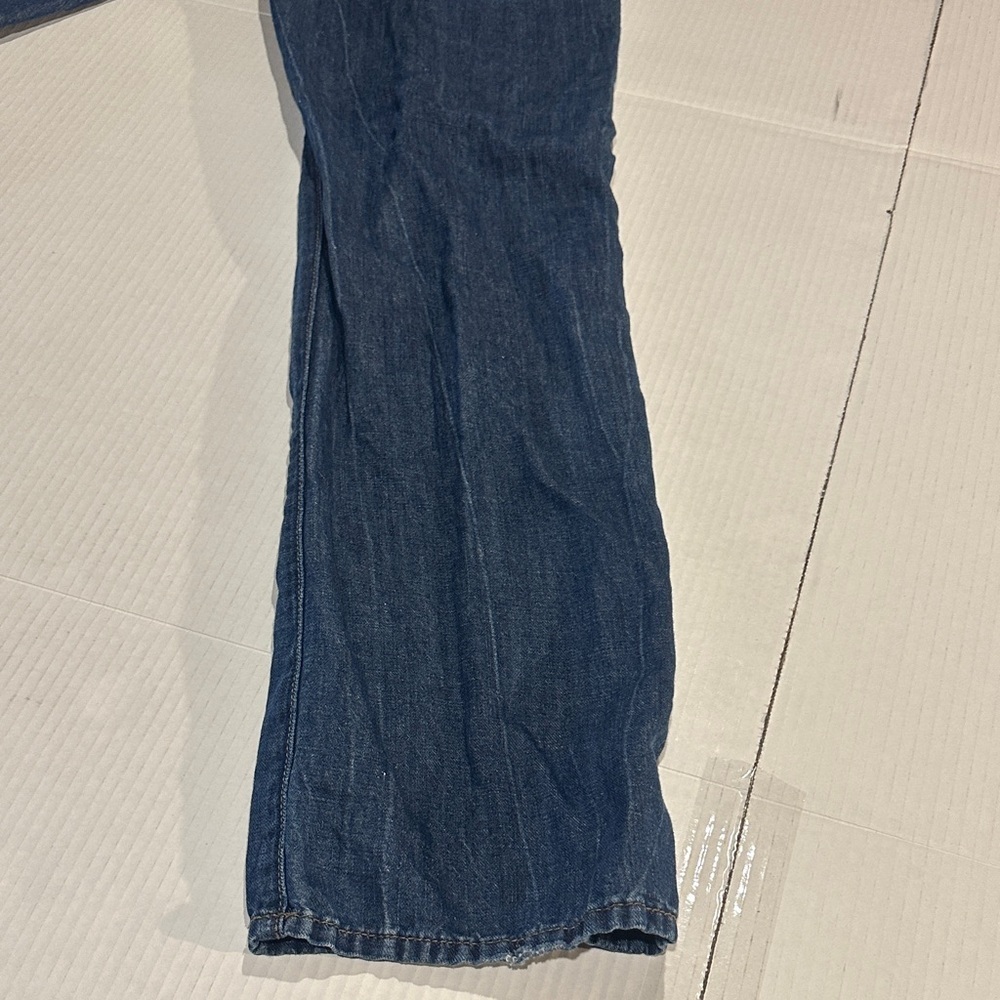 Lucky Brand 363 straight Blue lightweight Jeans zipper and multiple pockets 32 - Picture 10 of 14